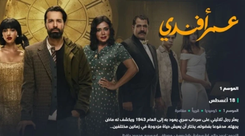 الموعد النهائي لعرض مسلسل عمر أفندي كشفت منصة شاهد، الموعد النهائي لعرض مسلسل عمر أفندي بعد قرب انتهاء مسلسل مفترق طرق. مسلسل عمر أفندي من المقرر عرض