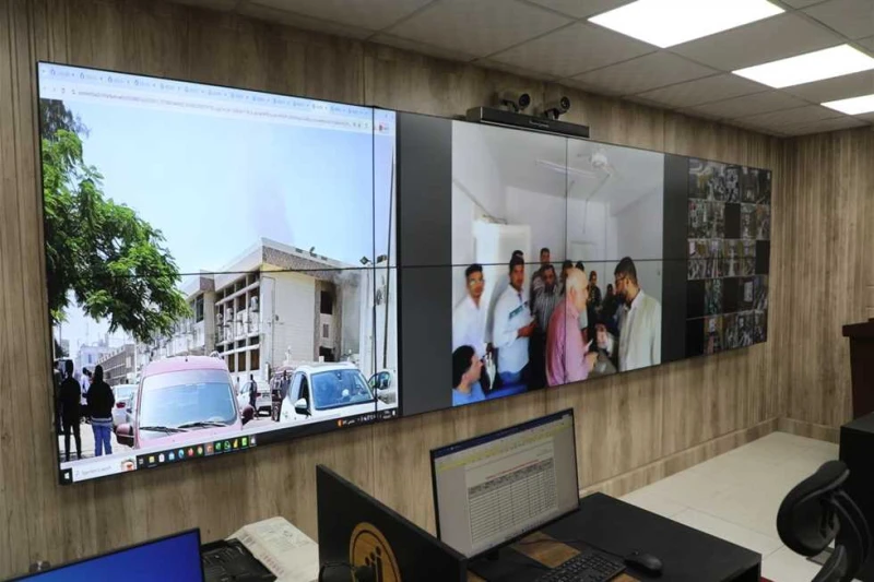 محافظ المنوفية يتابع حريق مستشفى السادات المركزي عبر الشبكة الوطنية للطوارئ تابع اليوم اللواء إبراهيم أبو ليمون محافظ المنوفية اليوم السبت، حادث نشوب