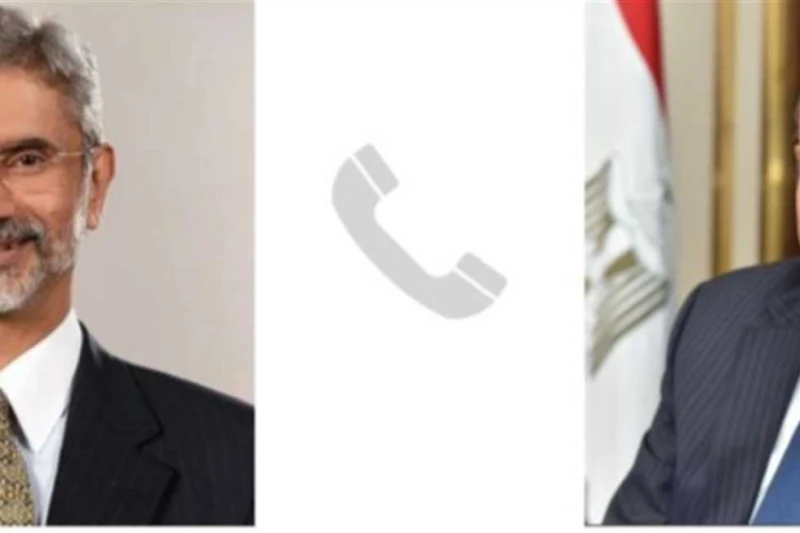 وزير الخارجية يؤكد على تعزيز التعاون الثنائي بين مصر والهند في كافة المجالات أجري الدكتور بدر عبد العاطى، وزير الخارجية والهجرة، اليوم السبت، اتصالا هاتفيا مع سوبرامانيام جايشانكر 