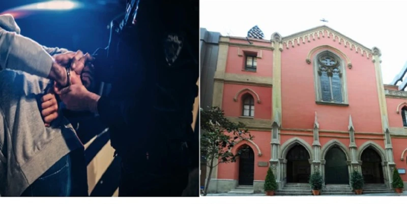 متشدد مغربي يقتحم كنيسة سان لورينزو الإسبانية وهو يردد هتافات جهاديةمتشدد مغربي يقتحم كنيسة سان لورينزو الإسبانية وهو يردد هتافات جهادية.. وفقا