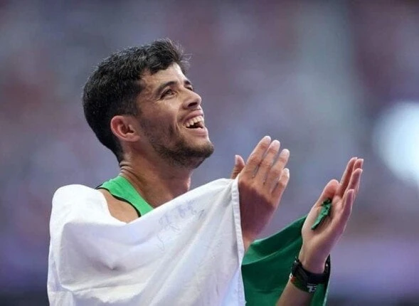 -الجزائري جمال سجاتي يتوج ببرونزية سباق 800 متر بأولمبياد باريس .. رياضة، الجزائري جمال سجاتي يتوج ببرونزية سباق 800 متر بأولمبياد باريس،حصد العداء