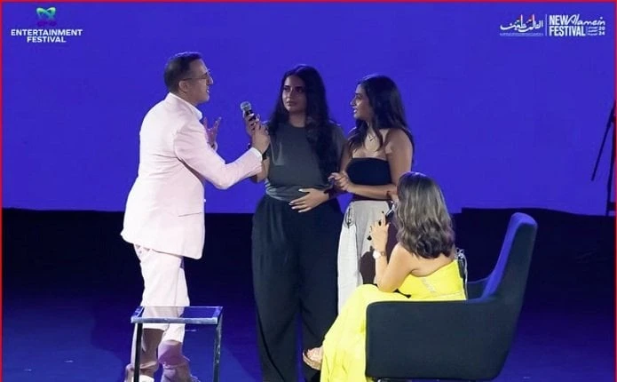 بحضور ابنتيها.. لقطات من حفل ديانا حداد في مهرجان العلمينأحيت الفنانة ديانا حداد، حفلا غنائيا ضخما، مساء أمس السبت، على المسرح الروماني بالمدينة