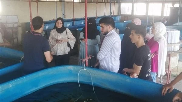 جهاز حماية البحيرات: دعم الطلاب في مشروعاتهم البحثية لتطوير قطاع الثروة السمكيةزار وفد من طلاب وأساتذة قسم إنتاج الأسماك بكلية الزراعة جامعة