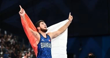 -البحريني تاج الدينوف يتوج بذهبية المصارعة الحرة فى أولمبياد باريس 2024 .. كرة عالمية، البحريني تاج الدينوف يتوج بذهبية المصارعة الحرة فى أولمبياد باريس 2024،أحرز البحريني أحمد تاج
