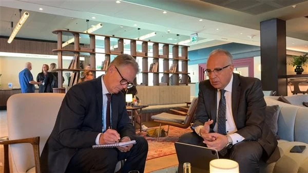 لتعزيز التعاون.. وزير الري يلتقي السكرتير التنفيذي ل منظمة الشراكة العالمية للمياهالتقى الدكتور هانى سويلم وزير الموارد المائية والري ورئيس مجلس