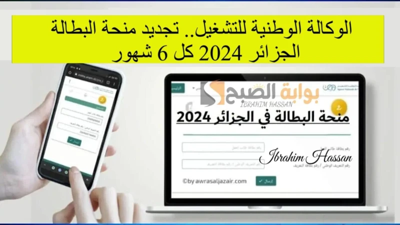 الوكالة الوطنية للتشغيل.. تجديد منحة البطالة الجزائر 2024 كل 6 شهورلقد أعلنت الوكالة الوطنية للتشغيل عن رابط تجديد منحة البطالة الجزائر 2024 كل ستة