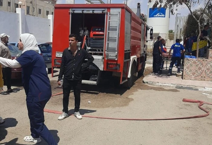 الصحة تشكل لجنة لمراجعة تأمين المخازن بعد حريق مستشفى السادات بالمنوفية تابع الدكتور خالد عبدالغفار نائب رئيس مجلس الوزراء ووزير الصحة والسكان، واقعة