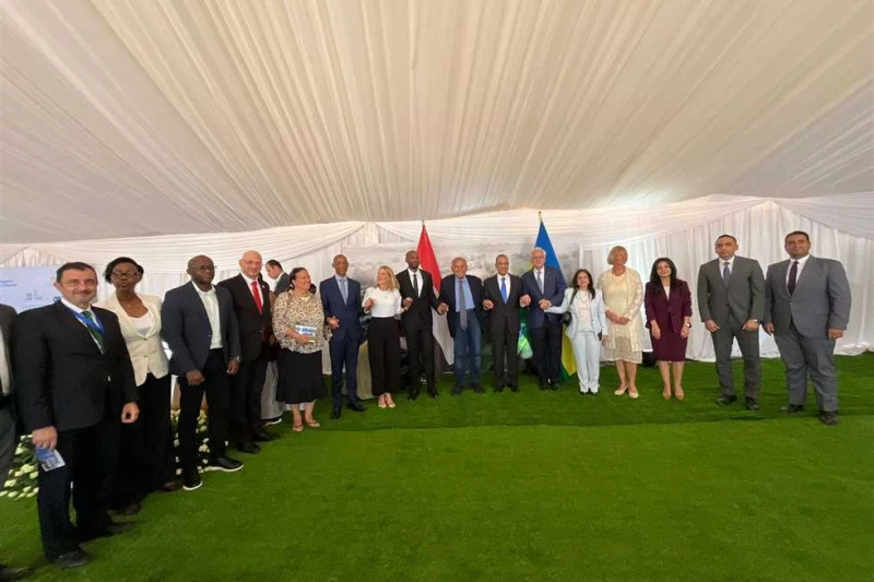 وزير الخارجية يشارك في حفل تدشين انتهاء المرحلة الأولى من إنشاءات مركز مجدي يعقوب رواندا- مصر للقلب شارك الدكتور بدر عبدالعاطي وزير الخارجية والهجرة