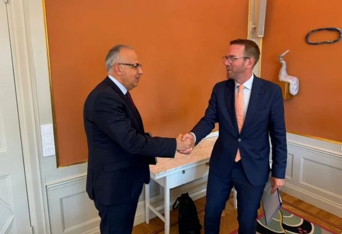 السويد تستعين بالتجربة المصرية لإدارة الموارد المائية بحث الدكتور هانى سويلم، وزير الموارد المائية والري، مع أندرياس كارلسون وزير الشئون الريفية والبنية التحتية السويدى، سبل تعزيز 