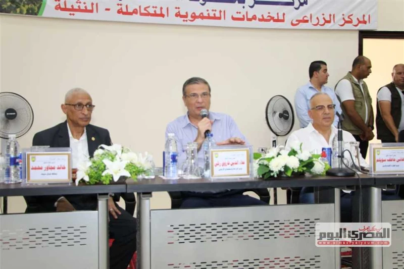 وزير الزراعة: ٥٠٠ ألف شتلة زيتون مجانا لأهالي سيناء عقد علاء فاروق وزير الزراعة واستصلاح الأراضي، والدكتور هاني سويلم وزير الموارد المائية والري،