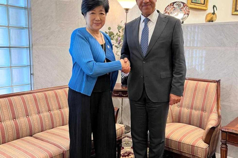 وزير الخارجية يلتقي محافظة طوكيو لتعزيز التعاون المشترك التقى الدكتور بدر عبدالعاطي، وزير الخارجية والهجرة وشؤون المصريين في الخارج اليوم السبت،