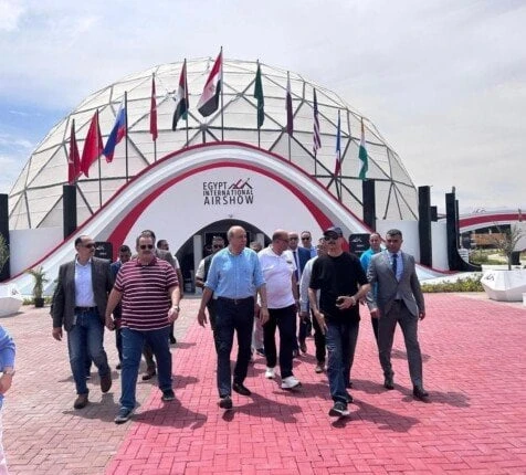 وزير الطيران يتفقد موقع إقامة معرض مصر الدولي للطيران والفضاء 2024 بالعلمين الجديدةوزير الطيران المدني يتفقد موقع إقامة المعرض ويتابعقام الدكتور سامح