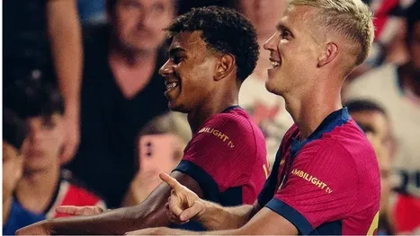 سجل داني أولمو مهاجم برشلونة هدفا ثمينا في ظهوره الأول ليهدي فريقه فوزا صعبا على مضيفه رايو فاييكانو بنتيجة 12 ضمن منافسات الجولة الثالثة بالدوري الإسباني لكرة القدم، مساء الثلاثاء