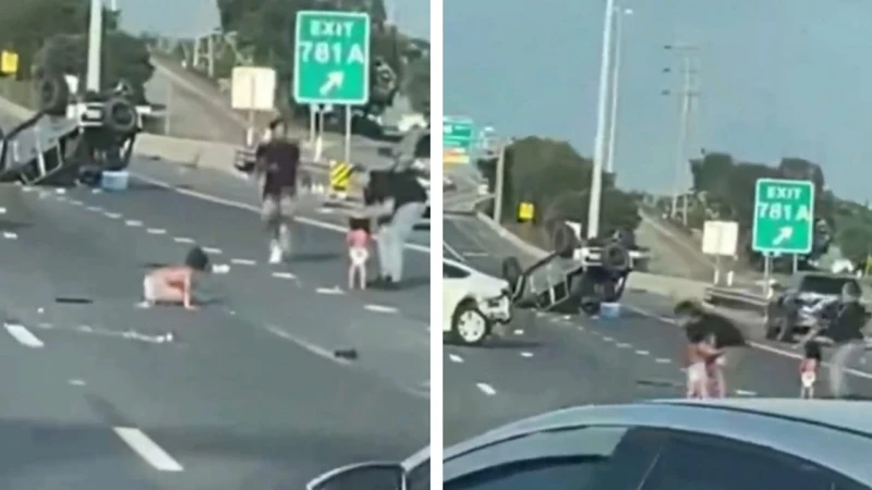 مشهد صادم لسقوط طفلين من سيارة تعرضت لحادث مروري .. فيديو اخر خبر شاهد المقال التالي من صحافة السعودية عن مشهد صادم لسقوط طفلين من سيارة تعرضت لحادث