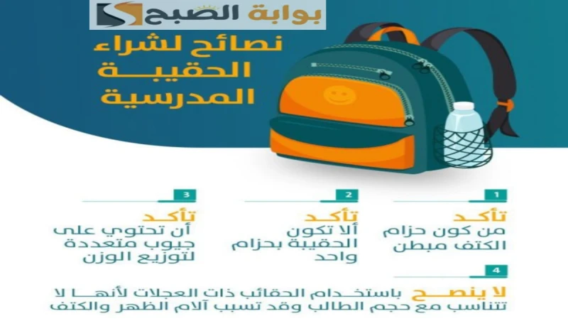 هذه هي 4 نصائح عند اختيار الحقيبة المدرسية بالتزامن مع عودة الدراسةاقترب موسم العودة للمدرسة في المملكة العربية السعودية، ومنذ هذه الأثناء والكثير من