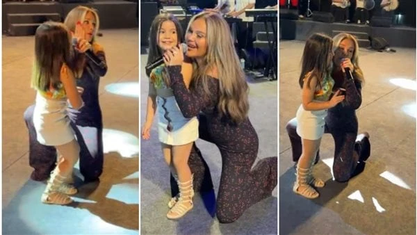 نيكول سابا تصطحب طفلة ل الغناء والرقص معها بحفل كفر الشيخ أحيت الفنانة نيكول سابا، حفلها الغنائي في كفر الشيخ الليلة، الجمعة، بأحد الأندية، والذي شهد