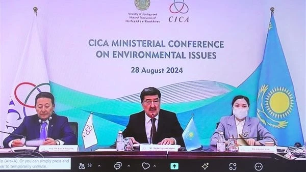 وزيرة البيئة تؤكد استعداد مصر للتعاون مع دول آسيا في إعادة استخدام المخلفاتشاركت الدكتورة ياسمين فؤاد وزيرة البيئة عبر الفيديو كونفرانس في المؤتمر