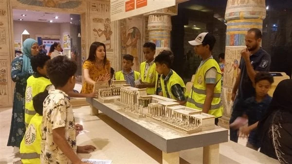 مبادئ عامة عن الحضارة المصرية في زيارة حي المحروسة لمتحف الطفل استقبل متحف الطفل بمركز الحضارة والإبداع، اليوم الأربعاء، أطفال حي المحروسة، ضمن