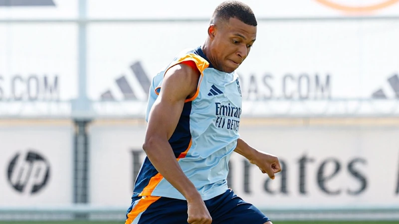 -هدف مذهل يلفت الأنظار ل كيليان مبابي في تدريبات ريال مدريد .. فيديو .. اخبار رياضية، هدف مذهل يلفت الأنظار ل كيليان مبابي في تدريبات ريال مدريد