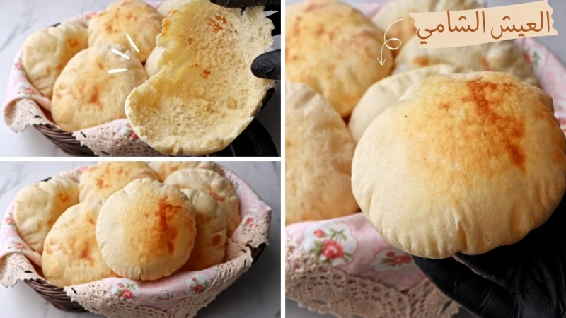 بدون فرن أو زيوت..إليك طريقة عمل الخبز الشامي بأبسط الخطوات والمكوناتالخبز الشامي سمي بهذا الاسم لأنه بداية انتشاره كانت في بلاد الشام، وهو في الأصل عبارة عن طبقتين منفصلتين متلاصق