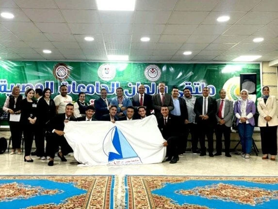 جامعة كفر الشيخ تشارك في ملتقى برلمان الجامعات المصرية بالمنصورة وتحصد 7 ميداليات صورة تذكارية لوفد جامعة كفر الشيخ بختام الفعالياتأحمد الشرقاوىشاركت