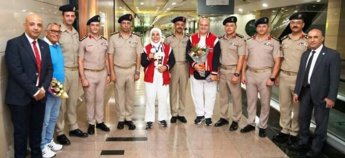 القوات المسلحة تهنئ اللاعبة سارة سمير لحصولها على الميدالية الفضية فى أولمبياد باريس 2024 القوات المسلحة تهنئ اللاعبة سارة سميراستقبل الدكتور أشرف
