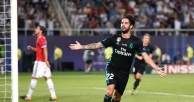 -جول مورنينج.. إيسكو يمنح ريال مدريد لقب السوبر بهدف فى مانشستر يونايتد .. كرة عالمية، جول مورنينج إيسكو يمنح ريال مدريد لقب السوبر بهدف فى مانشستر