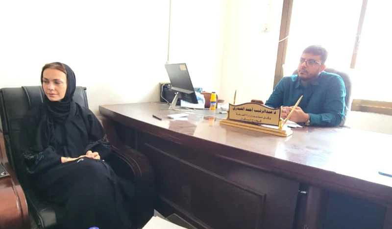 الوكيل الحيدري يناقش مع منظمة الصحة العالمية إمكانية إقامة دورات تدريبية للناجيات من العنف _أخبار شاهد المقال التالي من صحافة اليمن عن الوكيل الحيدري