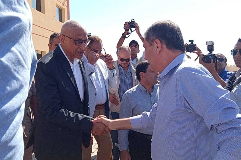 وزيرا الري والزراعة يصلا محافظة شمال سيناء وصل الدكتور هاني سويلم وزير الموارد المائية والري، والدكتور علاء فاروق وزير الزراعة واستصلاح الأراضي اليوم