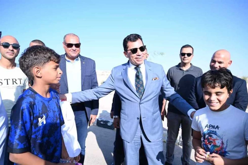 وزير الشباب والرياضة يتفقد المدينة الشبابية والرياضية بسيدي عبد الرحمن قام الدكتور أشرف صبحي، وزير الشباب والرياضة، بجولة تفقدية في المدينة الشبابية