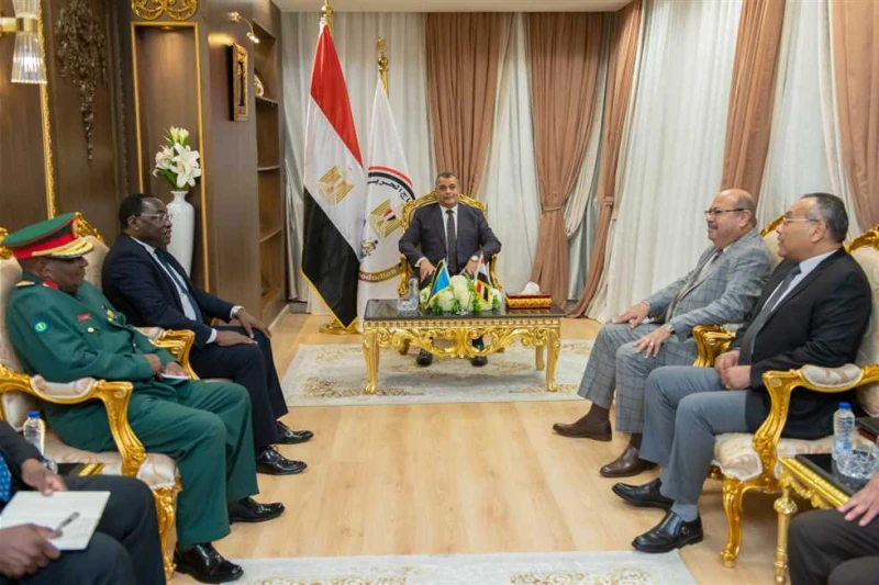 وزير الدولة للإنتاج الحربي يستقبل السفير التنزاني لبحث أوجه التعاون استقبل المهندس محمد صلاح الدين مصطفى، وزير الدولة للإنتاج الحربي، ريتشارد