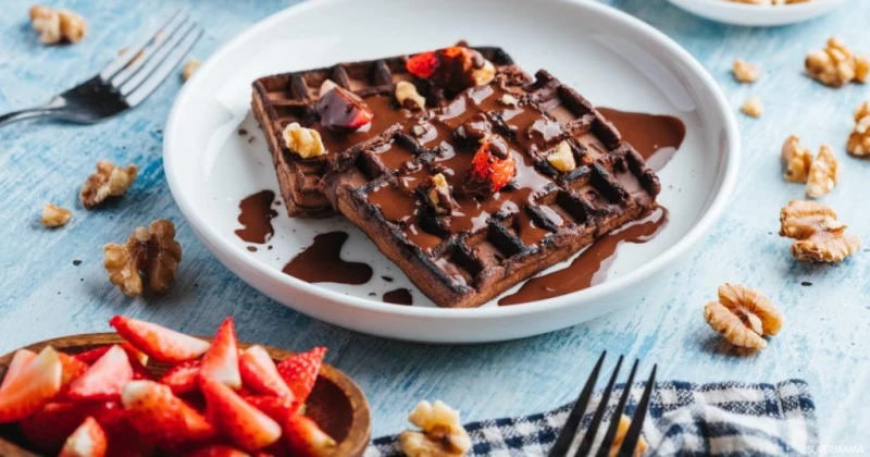 طريقة عمل الوافل بالنوتيلا.. وصفة سهلة ولذيذةالوافل هو أحد الحلويات الشهيرة التي يمكن الاستمتاع بها كوجبة فطور أو تحلية بعد الظهر. مع نوتيلا، يصبح الوافل وجبة لذيذة وغنية بالنكهات.