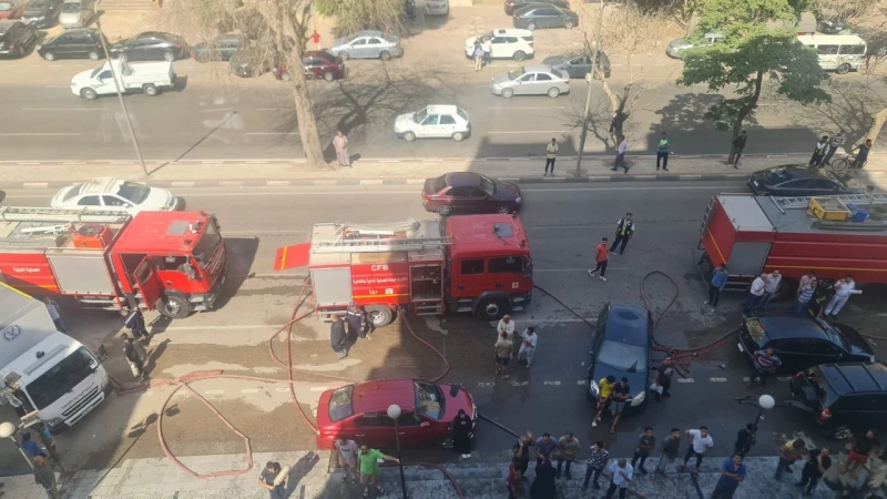 السيطرة على حريق أعلى الطريق الدائري بالجيزة سيطرت قوات الحماية المدنية على حريق نشب أعلى الطريق الدائري باتجاه المريوطية في محافظة الجيزة، بعدما انتقلت قوات الحماية المدنية لمحل ا