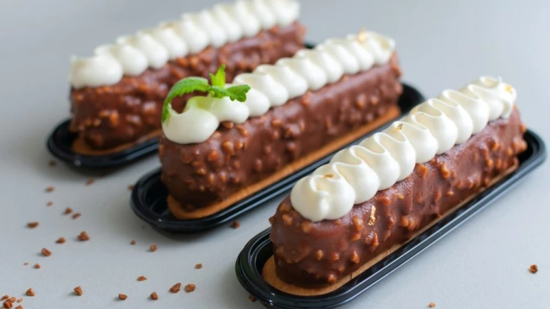 طريقة تحضير الإكلير بخطوات سهلةالمقادير ماء دافئ : ثلاث أرباع الكوب الزبدة : ربع كوب (طرية) سكر : ملعقة كبيرة ملح : رشة دقيق : ثلاث أرباع الكوب