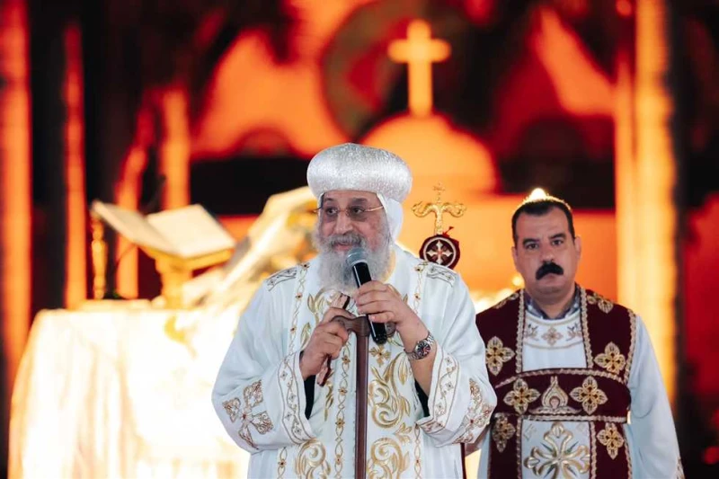 البابا تواضروس يلقى العظة الأسبوعية من دير الأنبا بيشوى بوادى النطرون اليوم يلقي البابا تواضروس الثاني، بابا الإسكندرية وبطريرك الكرازة