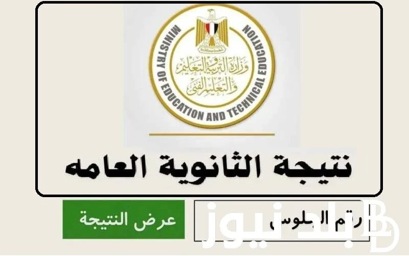 شوف نتيجتك علمي وأدبي .. رابط نتيجة الثانوية العامة بالاسم 2024 كل المحافظات وموعد إعلانها وزارة التربية والتعليم برابط مباشر .. .() رابط نتيجة
