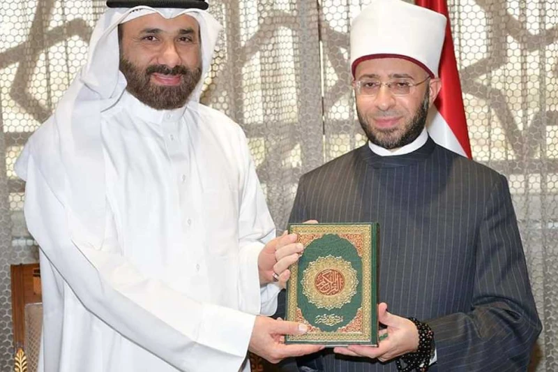 وزير الأوقاف يستقبل رئيس الاتحاد الحر لنقابات عمال البحرين والوفد المرافق له استقبل الأستاذ الدكتور أسامة الأزهري، وزير الأوقاف، يعقوب يوسف، رئيس