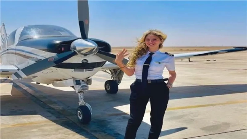 حكاية ميرولا ماجد أول بنت كابتن طيار من أسيوط تحلق 36 ساعة بمفردها في الجو حكاية ميرولا ماجد أول بنت كابتن طيار من أسيوط تحلق 36 ساعة بمفردها في الجو