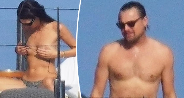 تصغره ب23 عاما.. ليوناردو دي كابريو مع حبيبته الجديدة على اليخت بدون البيكيني! تعرف على التالي تصغره ب23 عاما.. ليوناردو دي كابريو مع حبيبته الجديدة