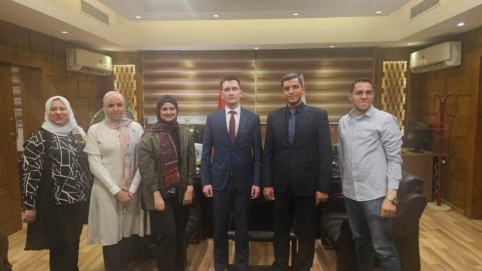 رئيس الحجر الزراعي والمستشار الروسي بالقاهرة يبحثان موقف التبادل التجاري بين البلدين رئيس الحجر الزراعي والمستشار الروسي بالقاهرةسهيلة قنديلاستقبل