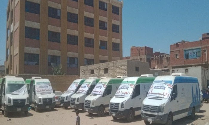 الصحة: إطلاق 443 قافلة طبية مجانية بمختلف محافظات الجمهورية قوافل طبية مجانيةهبة المرمىتطلق وزارة الصحة والسكان، 443 قافلة طبية مجانية ب16محافظة،