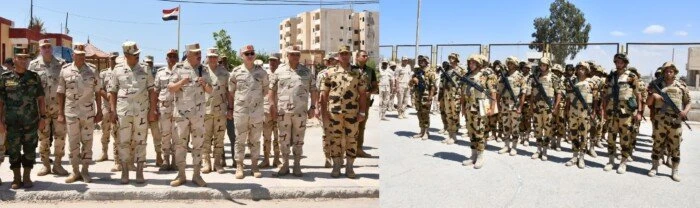 رئيس الأركان يتفقد إجراءات التأمين على الاتجاه الاستراتيجي الشمالي الشرقي (فيديو وصور)تفقد الفريق أحمد خليفة رئيس أركان حرب القوات المسلحة، إجراءات التأمين على الاتجاه الاستراتيجي 