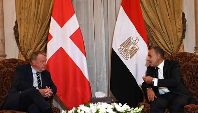 خلال مؤتمر صحفي مع نظيره الدنماركي.. وزير الخارجية: موقفنا واضح بالرفض الكامل للتصريحات والأكاذيب الإسرائيلية وزير الخارجية بدر عبد العاطي ونظيره الدنماركيقال السفير بدر عبد العاطي