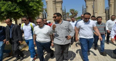 محافظ أسيوط يتفقد قصر ألكسان الأثري ومعهد فؤاد الأول بحي شرق