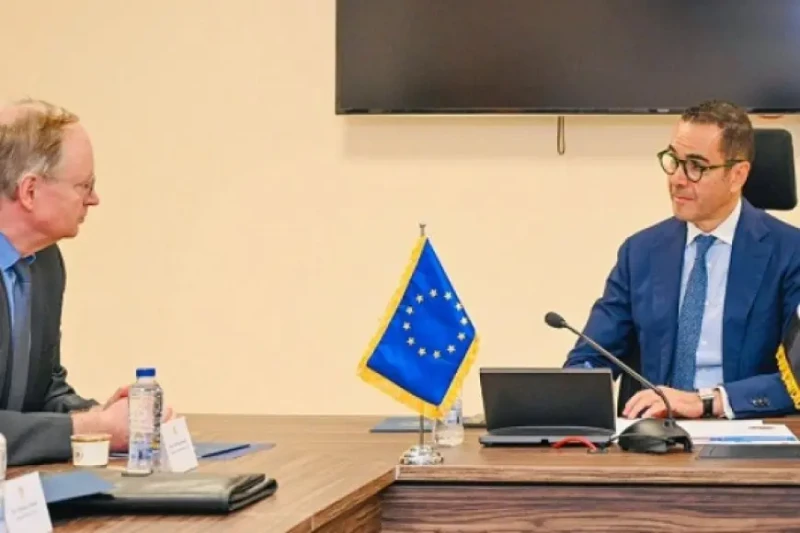 وزير الاستثمار والتجارة الخارجية يلتقي سفير الاتحاد الأوروبي بالقاهرة لبحث سبل تعزيز العلاقات الاقتصادية عقد المهندس حسن الخطيب وزير الاستثمار