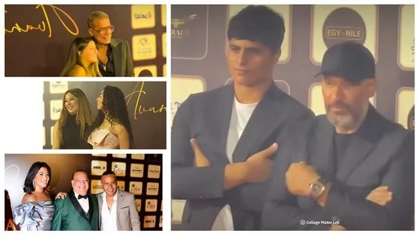 أبرزهم ماجد المصري وشريف منير .. النجوم برفقة أبنائهم بحفل الدير جيست حرص عدد من الفنانين علي اصطحاب ابنائهم اثناء حضورهم حفل توزيع جوائز الدير جيست