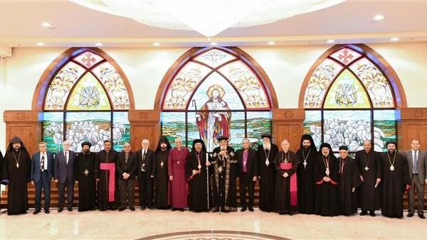 تفاصيل احتفالية اليوبيل الذهبي لمجلس كنائس الشرق الأوسط بالكاتدرائية المرقسية بالعباسية.. صورأقيمت مساء اليوم السبت، احتفالية اليوبيل الذهبي لمجلس