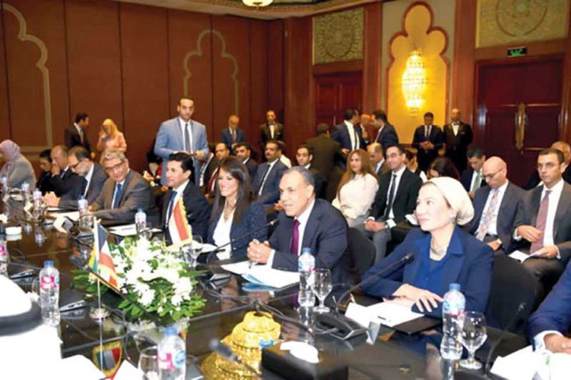 وزيرا خارجية مصر والكويت يترأسان اللجنة المشتركة عقد الدكتور بدر عبدالعاطى، وزير الخارجية والهجرة، لقاء ثنائيا منفردا مع وزير خارجية دولة الكويت