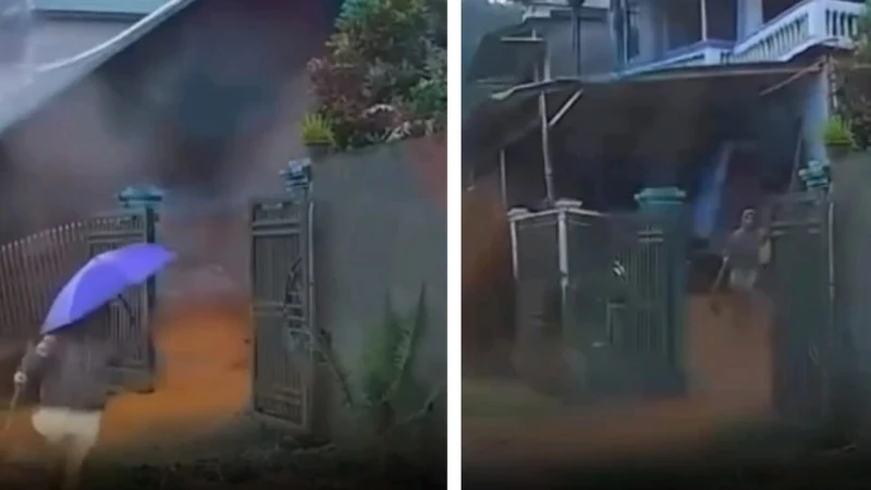 مشهد يحبس الأنفاس لشابة تنجو من الموت في اللحظة الأخيرة .. فيديو اخر خبر نجت فتاة فيتنامية من موت محقق بأعجوبة ، إذ لم يكن يفصلها عنه سوى أجزاء من الثانية ، بعد أن مكنتها سرعة بديه