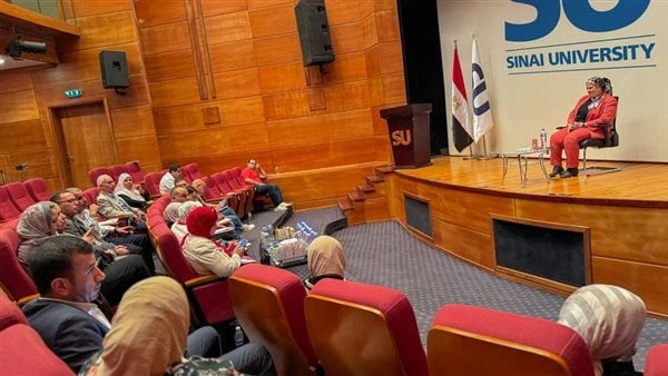 رئيس جامعة سيناء: قدمنا أكثر من 60 ألف منحة دراسية بتكلفة تصل ل 858 مليون جنيه أكدت الدكتورة جيهان فكري، رئيس جامعة سيناء، أن الجامعة حريصة على تنمية